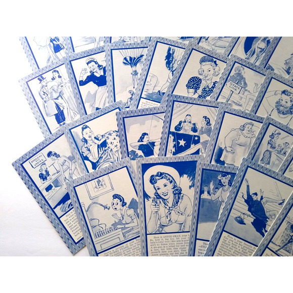 32 Blind Date Horoscope Penny Arcade Fortune Teller Cards Exhibit 1941 For Men - Picture 2 of 8